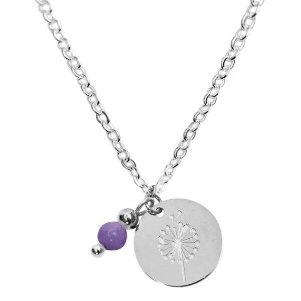 Halskette - versilbert - Amethyst Art.Nr.: H606948 – Bild 2