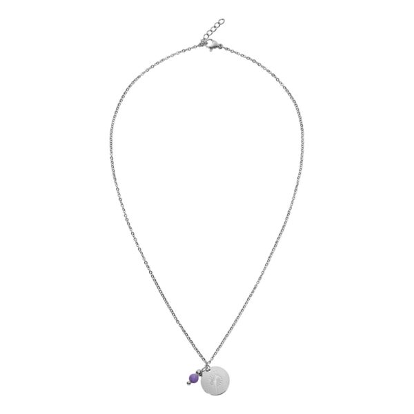 Halskette - versilbert - Amethyst Art.Nr.: H606948 – Bild 3