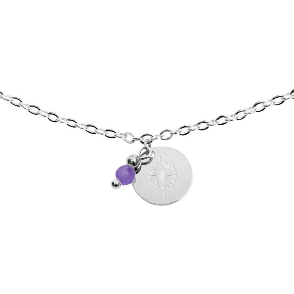 Armband  - versilbert - Amethyst Art.Nr.: H606969 – Bild 3