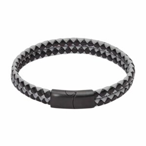 Armband  - Leder doppelt - schwarz Art.Nr.: H607151