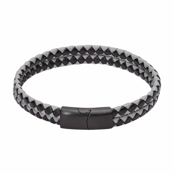Armband  - Leder doppelt - schwarz Art.Nr.: H607151
