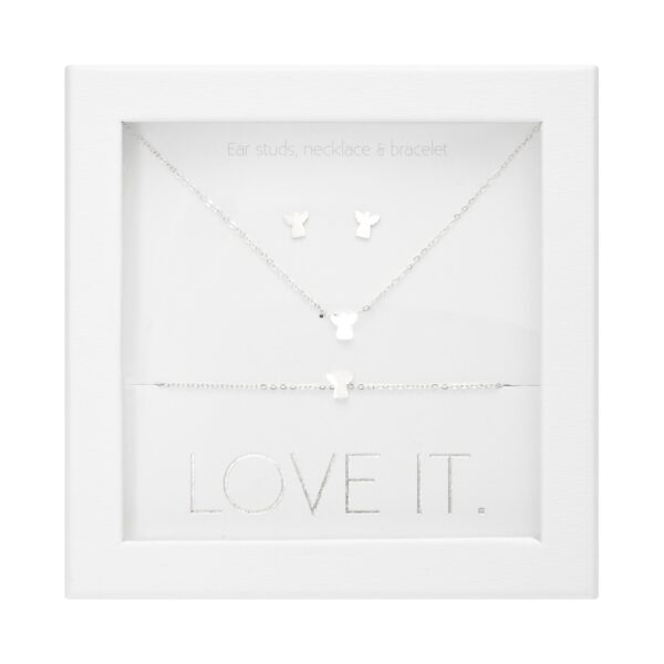 Geschenkset Love it. - versilbert - Schutzengel Art.Nr.: H607562