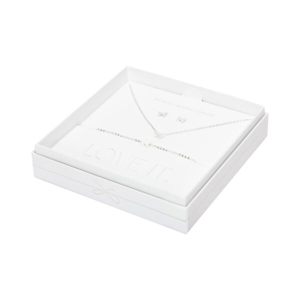 Geschenkset Love it. - versilbert - Schmetterling Art.Nr.: H607568 – Bild 3