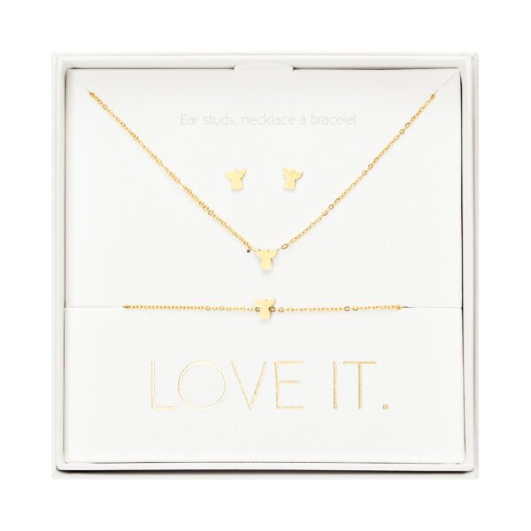 Geschenkset Love it. - vergoldet - Schutzengel Art.Nr.: H607580