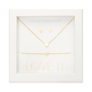 Geschenkset Love it. - vergoldet - Herz Art.Nr.: H607583