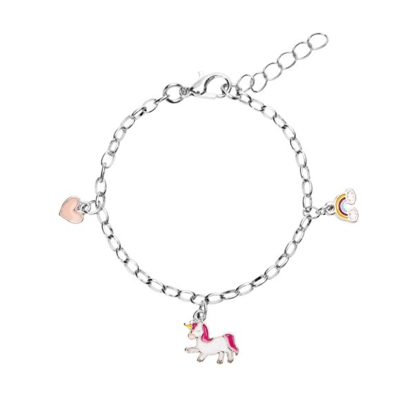 Armband - "Happy Kids" - 3 Anhänger - Einhorn Art.Nr.:H607745 – Bild 2