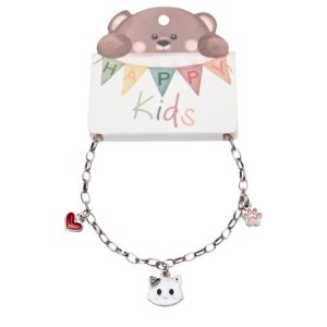 Armband - "Happy Kids" - 3 Anhänger - Katze Art.Nr.:H607748