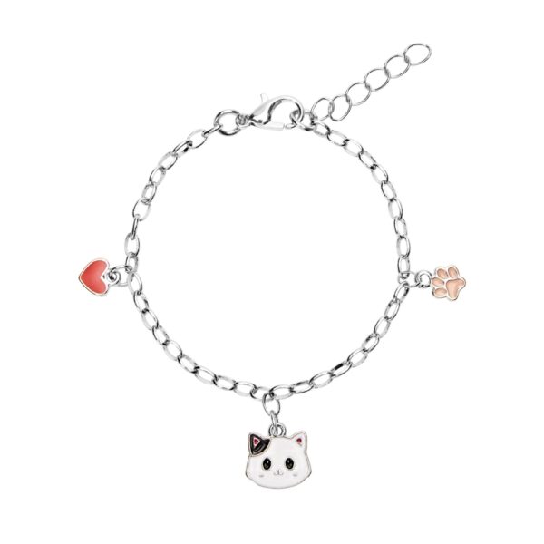 Armband - "Happy Kids" - 3 Anhänger - Katze Art.Nr.:H607748 – Bild 2